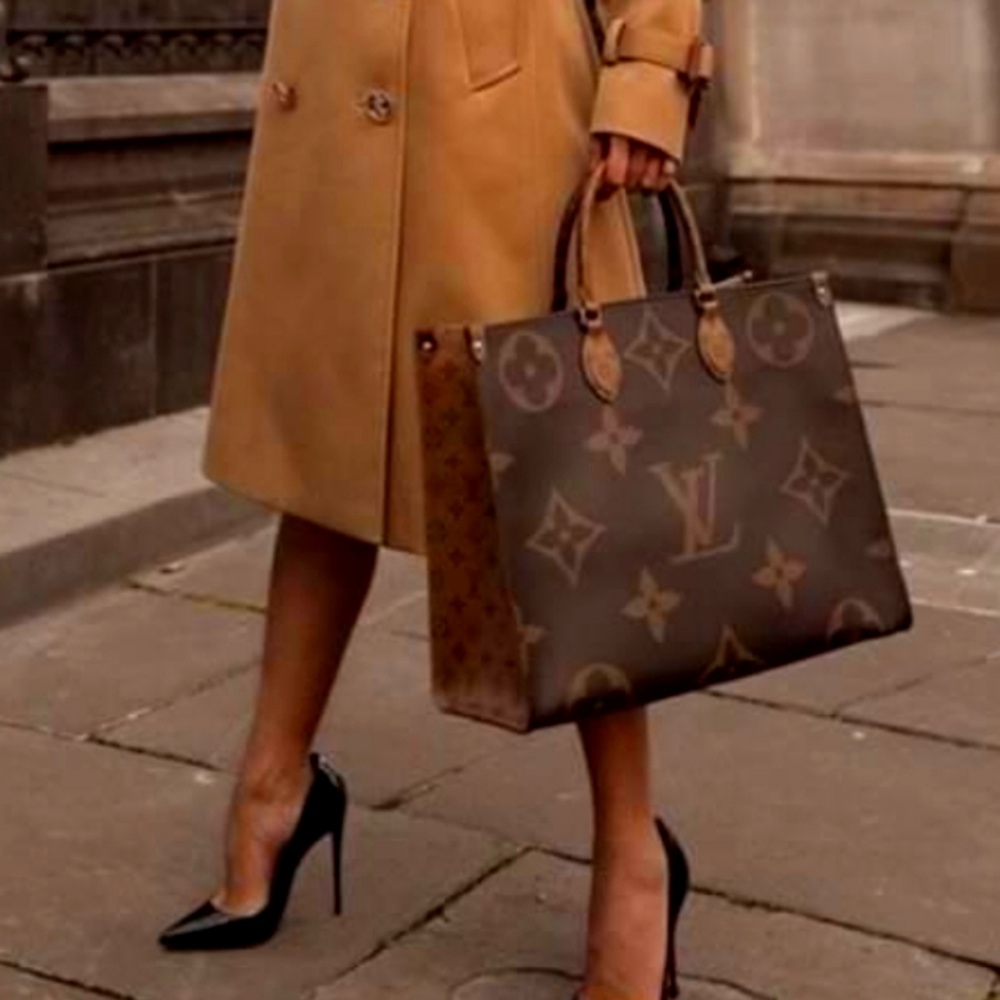 Like New!!! NWT! Louis Vuitton OnTheGo LV Reverse Canvas GIANT Monogram GM - Picture 5 of 16